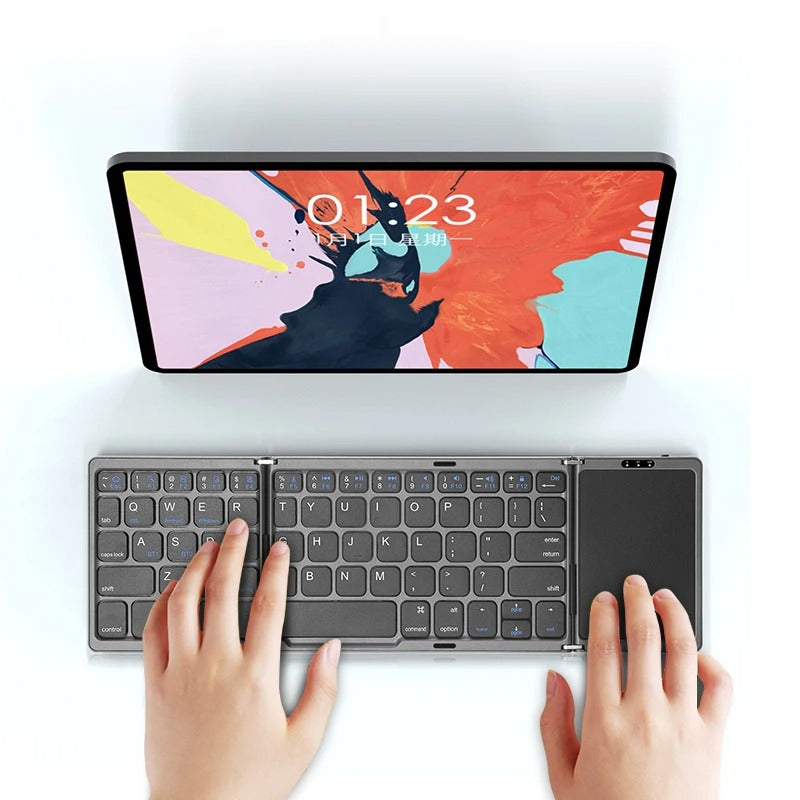 Foldable bluetooth keyboard